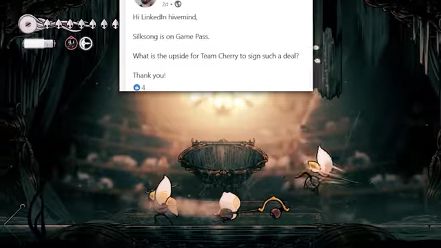 LinkedIn讨论：Team Cherry为何让《丝之歌》加入Game Pass，以及对其财务影响的看法