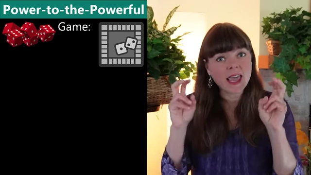 Visual representation of the "Power-to-the-Powerful" game dynamic