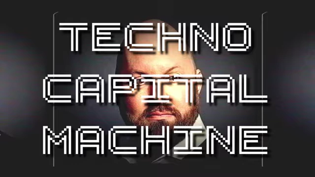 The phrase 'Techno-Capital Machine' visually represented