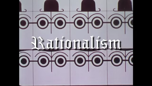 An abstract representation labeled 'Rationalism,' indicating pseudointellectual reductionism and technology worship