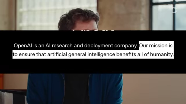OpenAI's mission statement to ensure AGI benefits all humanity