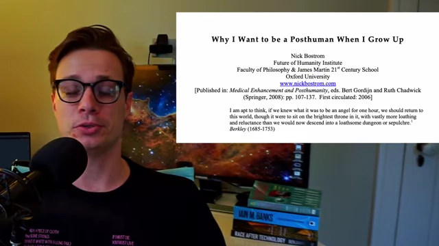 The title page of Nick Bostrom's 2008 essay 'Why I Want to Be a Posthuman When I Grow Up'