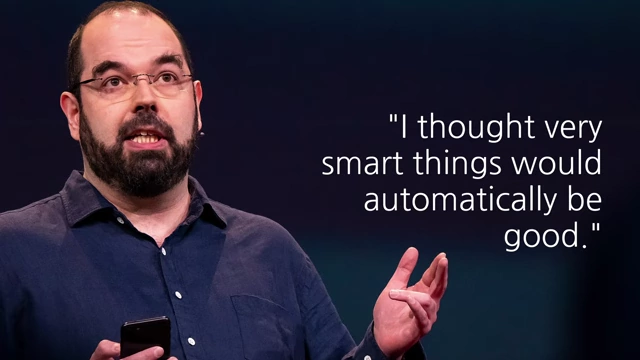 Eliezer Yudkowsky quoted saying, 'I thought very smart things would automatically be good'
