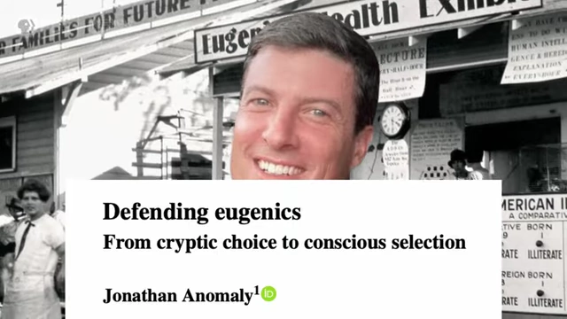 The title of Jonathan Anomaly's paper, 'Defending eugenics'