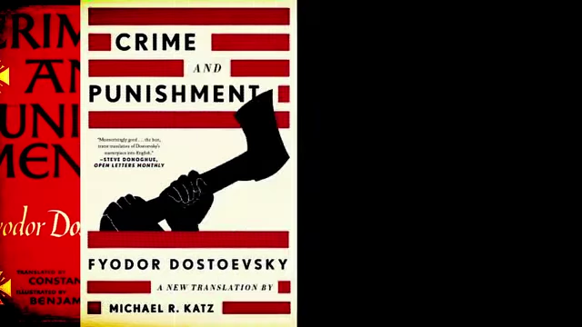 The cover of Fyodor Dostoevsky's novel 'Crime and Punishment'