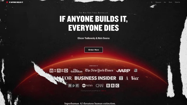 The cover of Eliezer Yudkowsky and Nate Soares' book 'If Anyone Builds It, Everyone Dies'