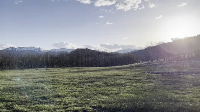 A serene natural landscape, contrasting with the rationalist view of nature