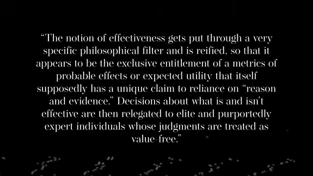 A quote from the introduction of 'The Good It Promises, The Harm It Does'