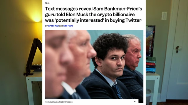 Text messages revealing SBF's interest in buying Twitter
