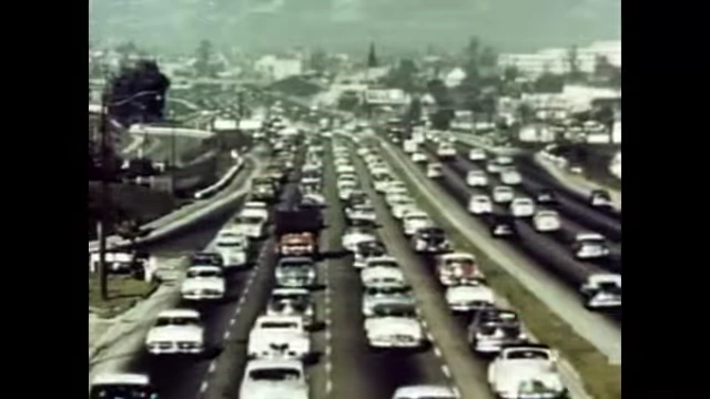 A crowded highway