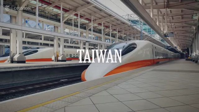 A high-speed train in Taiwan