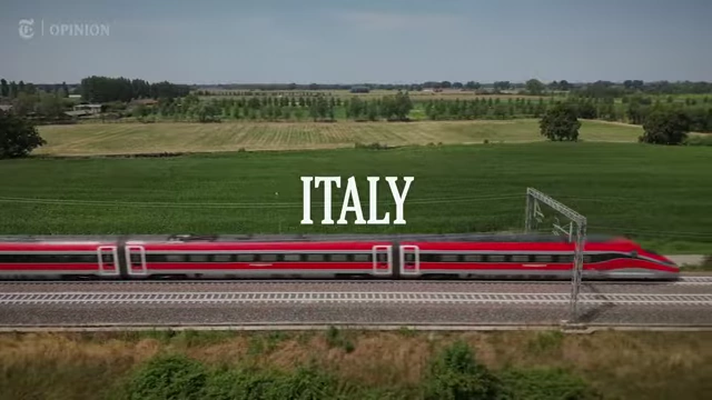 A high-speed train in Italy