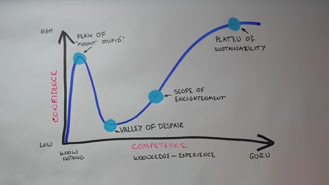 Dunning-Kruger Effect Curve