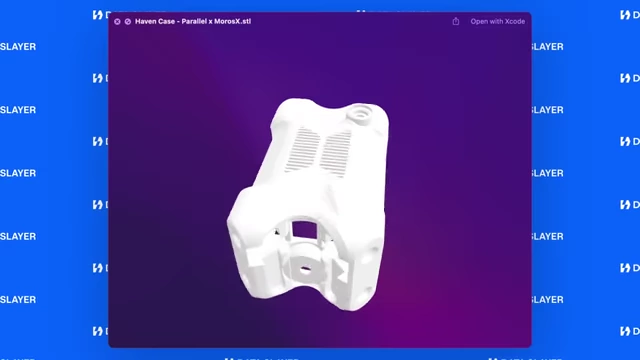 Haven路由器外壳的3D模型视图，显示其开源设计