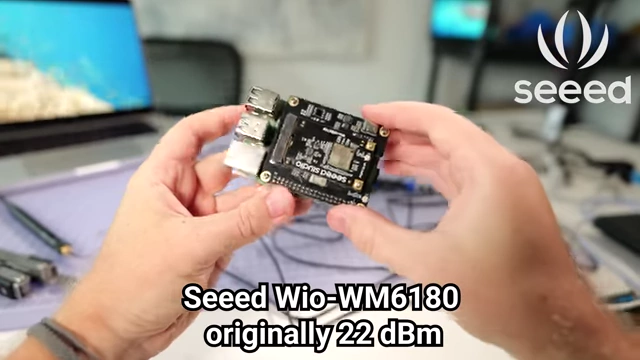 Seed Wi-WM6180模块特写，显示原始发射功率