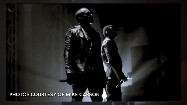 Kanye West and Jay-Z performing on stage