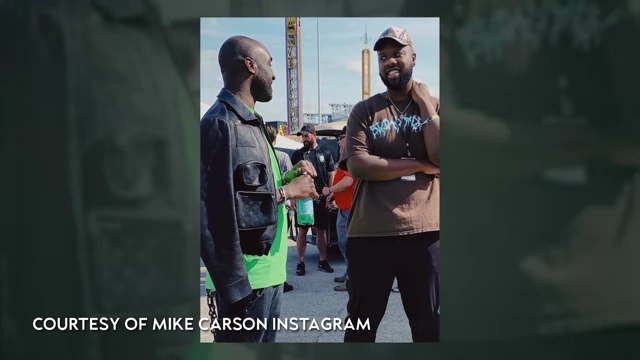 Mike Carson with Virgil Abloh