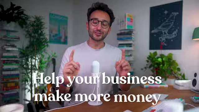 A speaker points to a text overlay that reads "Help your business make more money," encapsulating the key driver for high compensation in various professional roles.