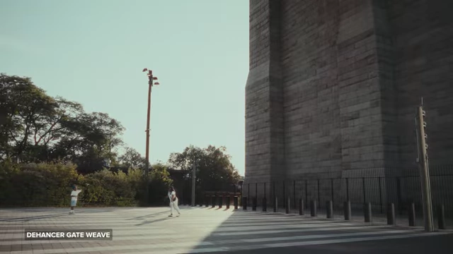 Dehancer showcasing a "gate weave" effect on footage, highlighting its specialized film effects.
