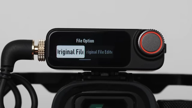 Screenshot showing two audio file options: "Original File" and "Original File Edit" for 32-bit float recording.