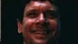A menacing close-up of a vampire's face.