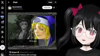 Bridget from Guilty Gear saying 'I'm a boy', a dialogue prior to her gender 'reconn' to female.