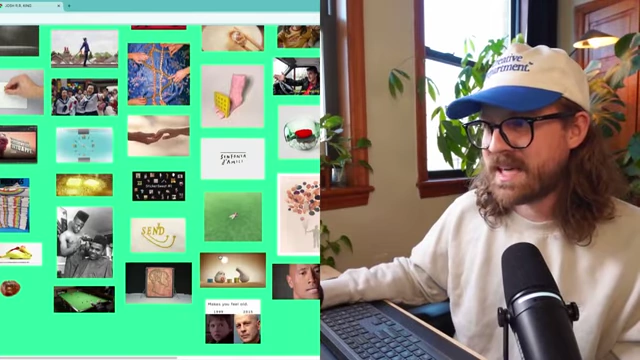 An example of a creative portfolio showcasing diverse and unique projects (Josh King's portfolio)