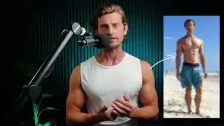 Speaker showing his lean physique