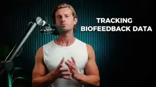 The text "TRACKING BIOFEEDBACK DATA" highlighted, signifying the importance of data in guiding fitness and nutrition decisions.