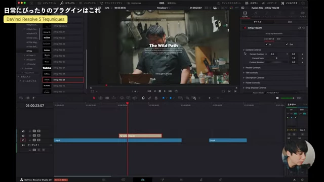 Another mTrip title animation style, demonstrating customizable dynamic text for various vlog scenarios.