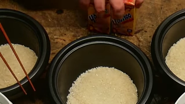 Cartons of Yoo-hoo chocolate drink.