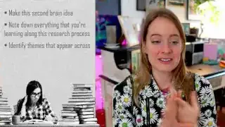 The speaker emphasizes making a 'second brain' to note down everything learned during the research process, identifying themes, and asking what's missing.