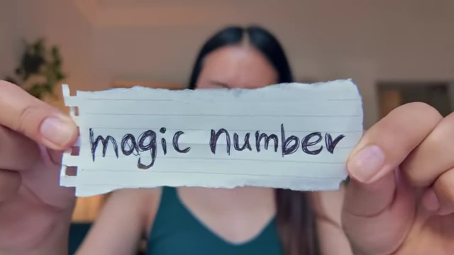 Visual of the "magic number" saving goal