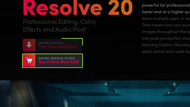 A screenshot from a website showing "Free Download Now" and "Buy Online Now $295" buttons, offering both free and paid versions of a product.