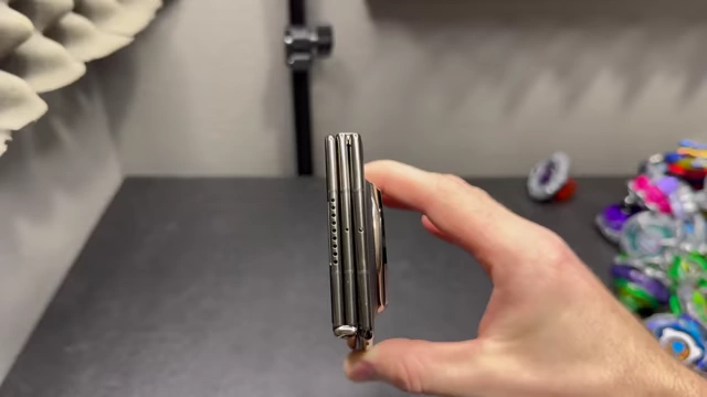 The Huawei Mate XT folded into its compact phone form, showcasing the strength of its magnets.