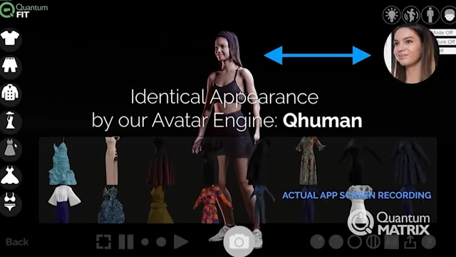 The Qhuman avatar engine creates an avatar with an identical appearance to a user