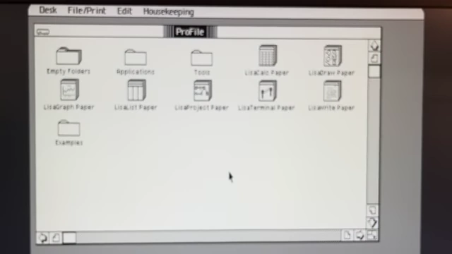 The Lisa Office System 3.1 desktop