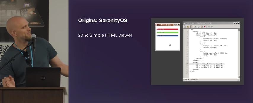 SerenityOS中的简单HTML查看器