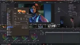 DaVinci Resolve project settings for color management and output settings