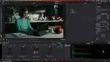 Demonstration of Printer Lights adjustments affecting the image's color balance in DaVinci Resolve.