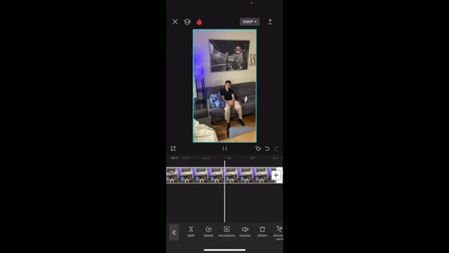 A CapCut screenshot showing a zoomed-in timeline, allowing for precise, frame-by-frame identification and trimming of dead space.