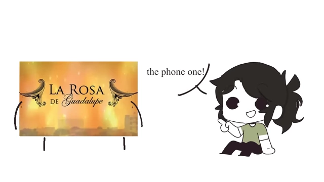 The title card for the Mexican telenovela "La Rosa de Guadalupe."