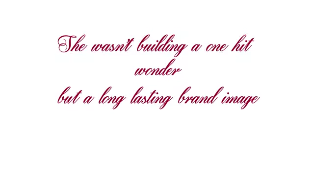 On-screen text emphasizing that Sabrina Carpenter built a long-lasting brand image, not a one-hit wonder.