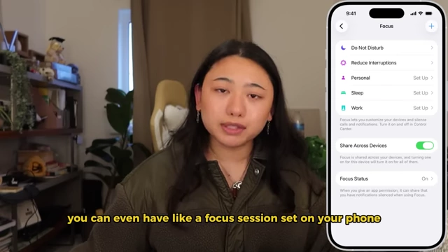 Use phone focus settings to reduce interruptions