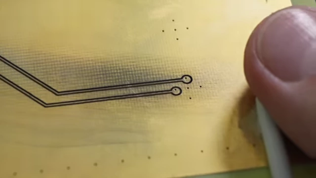 Improved via layout with wider spacing for easier routing and alignment