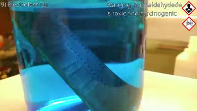 Chemical process for making vias at home, involving multiple hazardous steps