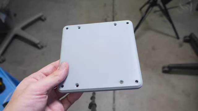 The bottom plate of the custom alignment jig