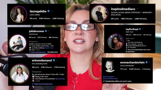 A collage of Instagram profiles of creators who effectively use signature styles and series to build their brands.