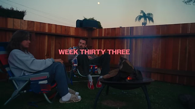 The journey continues to "WEEK THIRTY THREE", showcasing the sustained commitment.