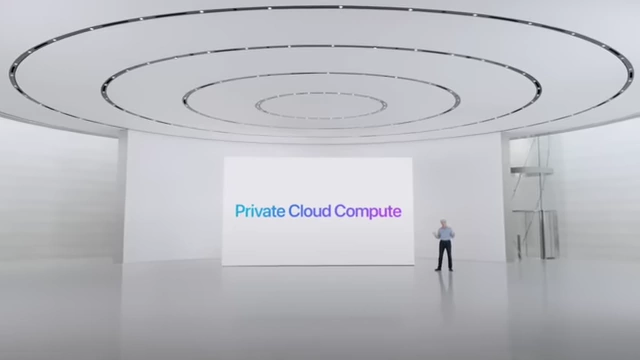 Apple's Private Cloud Compute for secure cloud processing